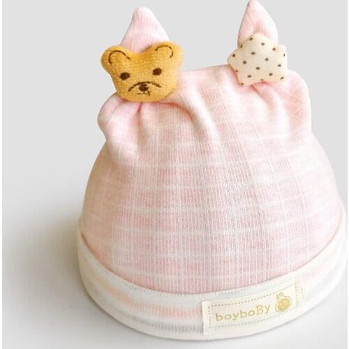 Spring Autumn Baby Hat Cotton Warm Newborn Baby Beanie Cap Cute Rabbit Ear Baby Girls Boys Hats Infant Hats Newborn Accessories