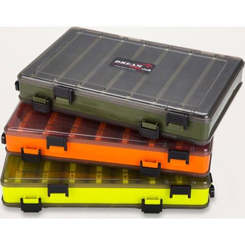Fishing Lure Box Double layer / Single layer Tackle Box Fishing Lure Egi Squid Jig Pesca Accessories Box Fishing Container A164
