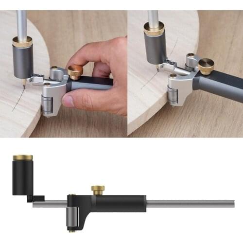 Aluminum Alloy Linear Arc Scriber with Stainless Steel Roller Comfortable Grip