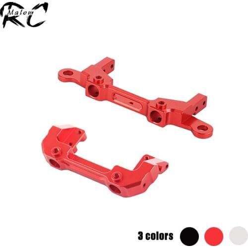 Metal Front & Rear Bumper Body Mount Front Servo Base Rear Body Post Mounts for 1/10 RC Crawler Axial SCX10 III AXI03007
