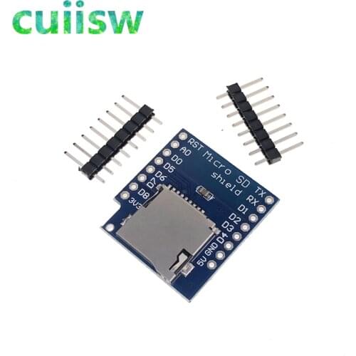 Micro SD Card Shield For WeMos D1 Mini TF WiFi ESP8266 Compatible SD Wireless Module For arduino For WeMos D1 Mini