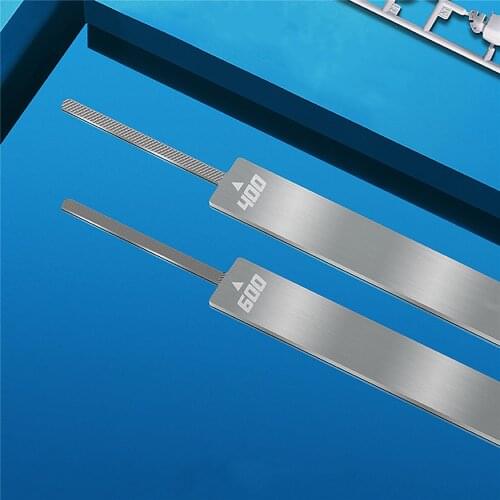 Stainless Steel Double Side Twill File Model Tool Set 400-1000# T05F05 Accessories Parts
