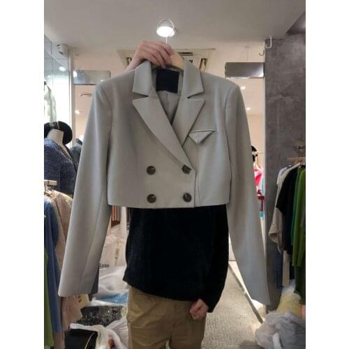 Женские двубортные пиджаки Namou Drane China At AliExpress