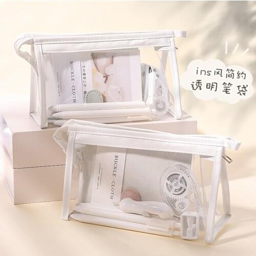 Noocuxuekon Transparent Pencil Cases