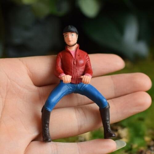 Pvc figure rider model toy