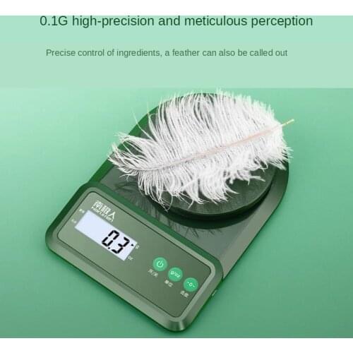 Kitchen Electronic Scale High Precision Gram Measuring Scale Food Jewelry Scale Accurate Baking Scale Household 1G Balance 0.1G