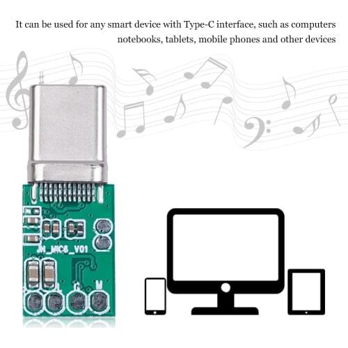 External Sound Card Music Headphone Type-C Microphone Audio Converter Module Household Computer Accessories