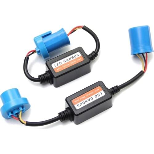 1 Pair 9007/9004 Car Front LED Headlight Decoder Anti-Flicker Resistor DRL Light Canceller