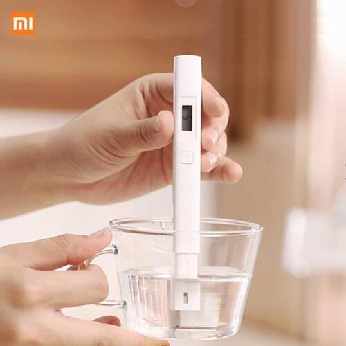 100% Original Xiaomi MiJia Mi TDS Meter Tester Portable Detection Water Purity Quality Test EC TDS-3 Tester with Battery