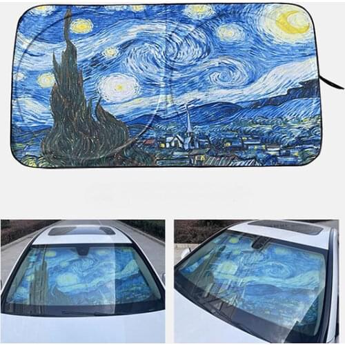 New Fashion Foldable Car Windshield Sun Shade Cover Visor Protector Anti-UV Auto USA 150X70cm