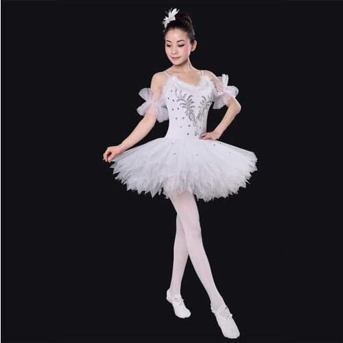 2017 Adult ballet dance dress White Camisole Leotard Professional Adult Swan Lake Ballet Tutu Nutcracker Dance Costumes