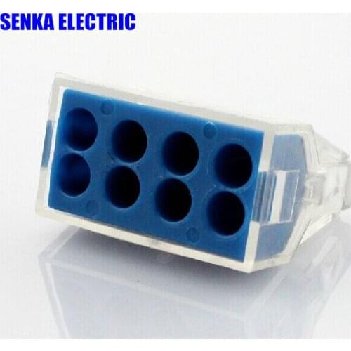 50pcs 8-pin type quick wire connector wiring conductor terminal block 773-108