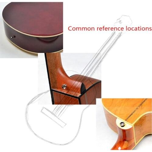 2Pcs/Pair Guitar Strap Locks Parts Chrome Belt Lock Buttons Buckle Guitar Accessories Replacement Gold Silver Black Color