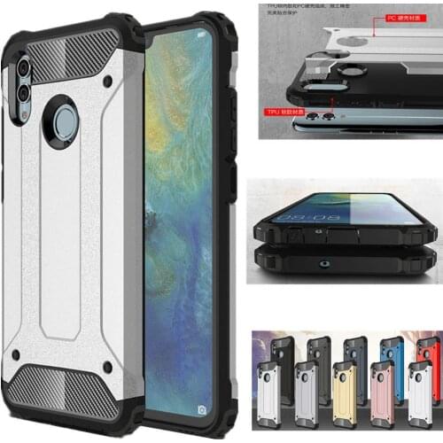 For Huawei Honor 10 Lite P Smart 2019 Case Armor Cover Hard PC + Silicone Case For P Smart 2019 Case Cover For Honor 10 lite