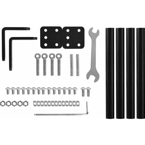 Creality 3D Ender-3 Pull Rod Black Oxide with Aluminium Profile DIY Kit Upgraded for Ender-3/Ender-3S/ Ender-3 pro 3D Printer