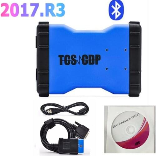 VD TCS Pro Plus 2017R3 2017 R3 keygen + OBD2 Bluetooth OBDII scanner diagnostic tool for delphis vd cars trucks