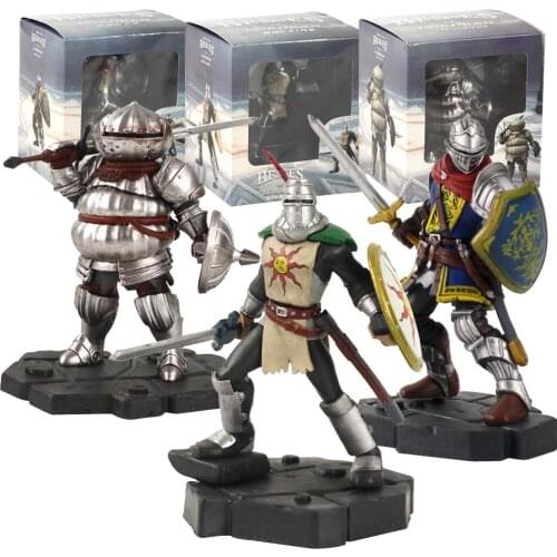 11cm Dark Souls Figures the Heroes of Lordran series Siegmeyer Oscar Solaire PVC Action Figure Collectible Model Toy Gifts