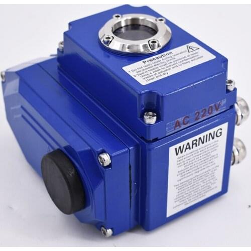 220V Stainless Steel Electric Actuator Electric Actuator Ball Valves Aluminum Shell Electric Actuator