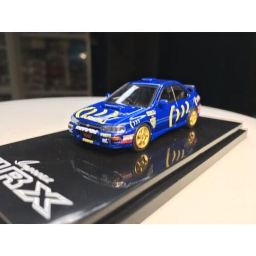 Hobby Japan 1/64 SUBARU IMPREZA WRX GC8 STi Collect limited edition metal alloy car model toys