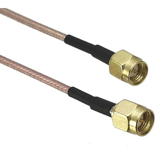 1 PCs cable SMA male plug to SMA male plug straight connector RG316 RF jumper pigtail 4 inch ~ 10FT