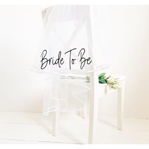 Bride to Be sash short veil beach wedding engagement Bachelorette hen Party Bridal Shower decoration gift present Photo props