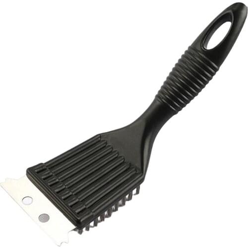 Multi-Function BBQ Barbecue Grill Cleaning Brush Oven Scraper Steel Wire Cleaner Tool Outdoor Barbecue Tools Kitchen Tools