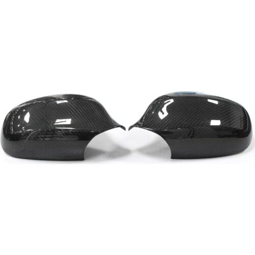 Real Carbon Wing Rearview Side Mirror Cover Caps Trim fit For BMW E92 330i 335i 2006-2008