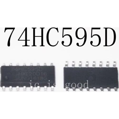 20pcs/lot New SM74HC595D 74HC595 74HC595D SN74HC595D SOP16 Logic chip register IC
