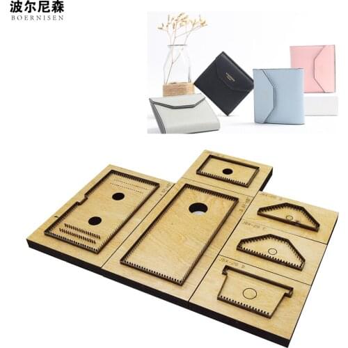 SMVAUON knife short purse bag DIY can customize leather cutting mold leather cutting laser cutting Suitable for big shot sizzix