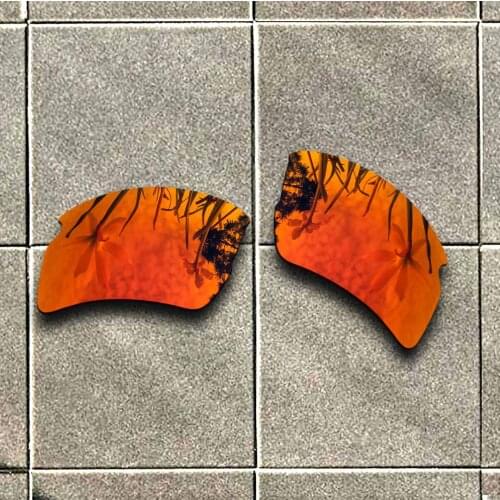 Fire Red Polarized Sunglasses Replacement Lens for-Oakley Flak 2.0 XL Frame 100% UV Protection Good Fitness