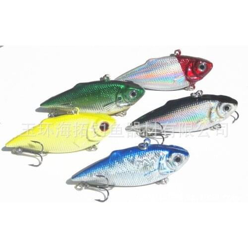 Whole Sale 50pcs/lot VIB Minnow Fishing Lures hard plastic bait fishing lures fishing Shock bionic bait minnows 6cm/7.8g