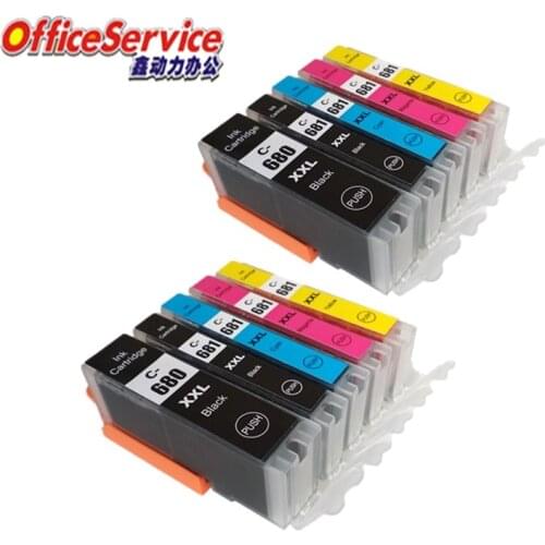PGI-680 CLI-681 PGI680XL Compatible ink Cartridge For Canon TS706 TR7560 TR8560 TS6160 TS6260 TS9560 printer