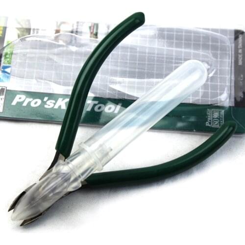 PM-905FHC high strength carbon steel diagonal pliers oblique mouth clamp ramps Tsui clamp + collector tube flutes