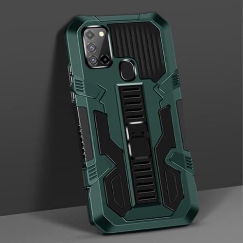 Shockproof Bumper Armor Phone Case For Samsung Galaxy A12 A32 A42 A52 A72 5G Bracket Protective Cover For A32 4G A02S A02 Coque