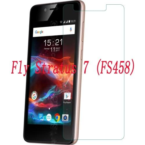 Smartphone 9H Tempered Glass for Fly Stratus 7 FS458 Explosion-proof Protective Film Screen Protector cover phone