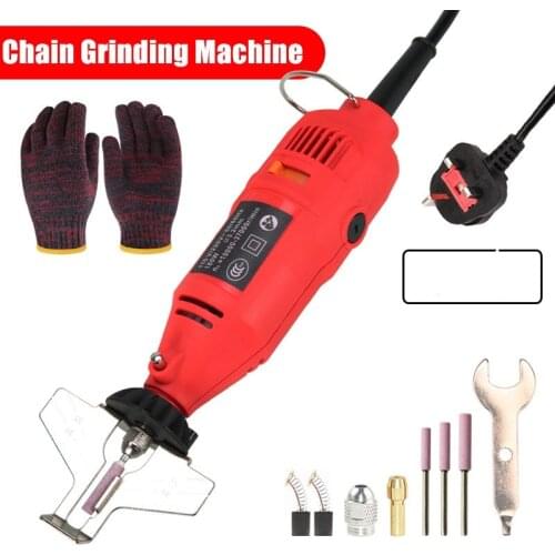 Zezzo® Chainsaw Sharpening Kit Electric Grinder Sharpening Polishing Attachment Set Saw Chains Tool Drill Rotary Accessories Set