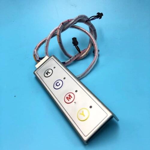1pc infiniti 4 color 6 color ink press control switch ink button for infiniti zhongye printer