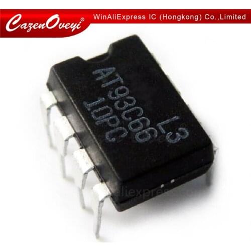 10pcs/lot AT93C66 93C66 DIP-8 new original In Stock