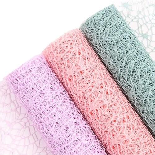 50CMX5Yard Net Yarn Bouquet Packing Material Flower Packaging Flower Wrapping Paper DIY Material Big Hole Big Goose Net