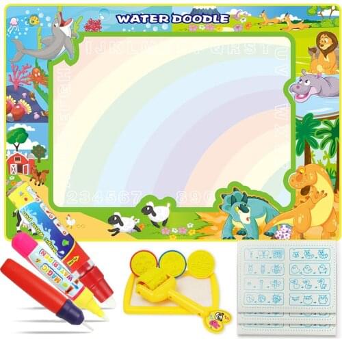 99*70 CM Water Drawing Mat Board Painting Drawing Toys and Writing Doodle With Magic Pen Non-Toxic Drawing Board for Kids
