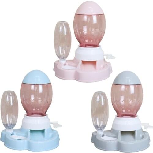 Pet Bowl Fountain Automatic Water Food Feeder Dispenser Container for Cats Dogs