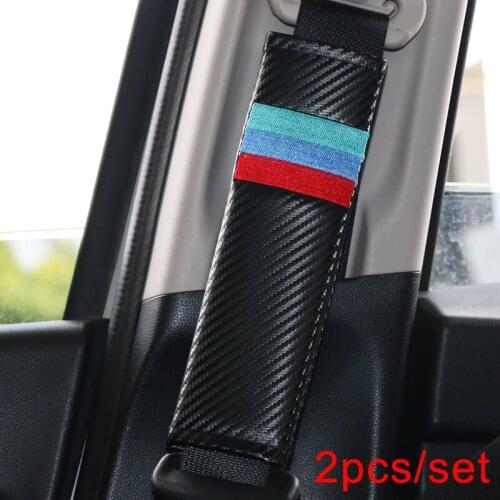 Car Styling Seat Belt Cover Pad fit for BMW M E90 E91 E92 E93 M3 E60 E61 F10 F07 M5 E63 E64 Car-styling