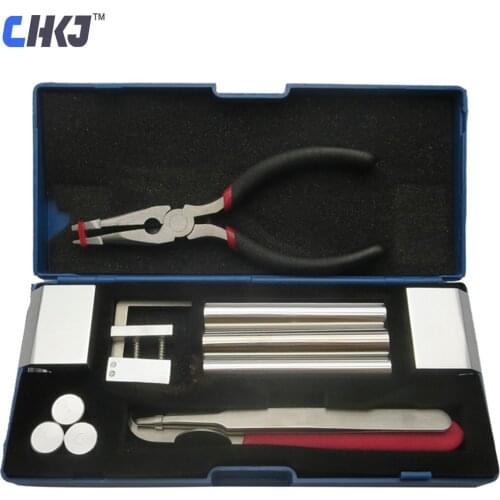CHKJ Professional 12 in 1 HUK Lock Disassembly Tool Locksmith Tools Kit Remove Lock Repairing Set free shipping