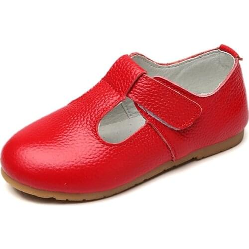 Childrens Flats New Lightweight Princess Party Performance Shoes Student Big Girl Sandals For Kids Soft Sole Leather Dance Shoe