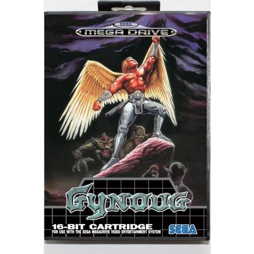 Gynoug 16 bit SEGA MD Game Card With Retail Box For Sega Mega Drive For Genesis