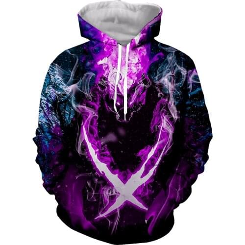 Solo Leveling Funny New Fashion Long Sleeves 3D Print Hoodies/Sweatshirts/Jacket/Men/women