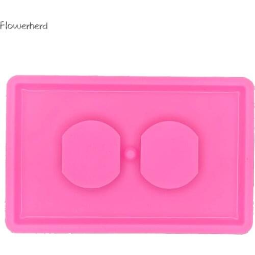 Cake Decorating Tools Resin Outlet Cover 4.75in X 3in Silicone Mold Resin Molds DIY Craft Home Decors