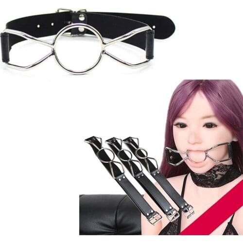 Manyjoy Ring Gag Flirting Open Mouth with O-Ring during Sexual Bondage ,Roleplay and Adult Sex Toys Erotic Play for Couples
