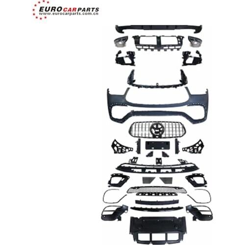 GLE class W167 pp material car body kit fit for W167 Gle63 front bumper grille rear bumper rear diffuser