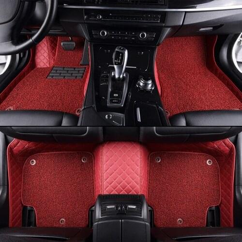 Custom car floor mat For Changan all models CS55 CS75 CS35 CX20 CX30 CS15 CS95 auto Double foot mats